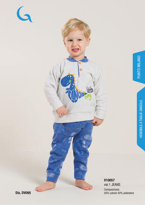 PIGIAMA NEONATO M/L V10057 Tellini S.R.L. Velkoobchodní oblečení